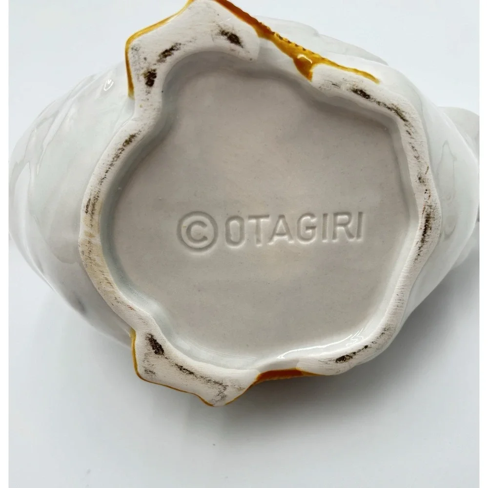 Vintage‎ Otagiri Goose Teapot Ceramic White Duck Tea Pot Japan Farmhouse Cottag